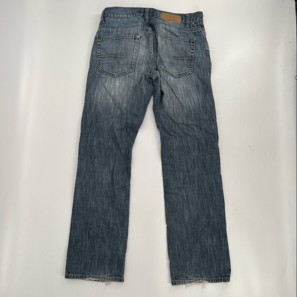 Calvin Klein Distressed Straight Leg Straight Cut  Raw Hem Jeans Size 30 Men's - Picture 3 of 6